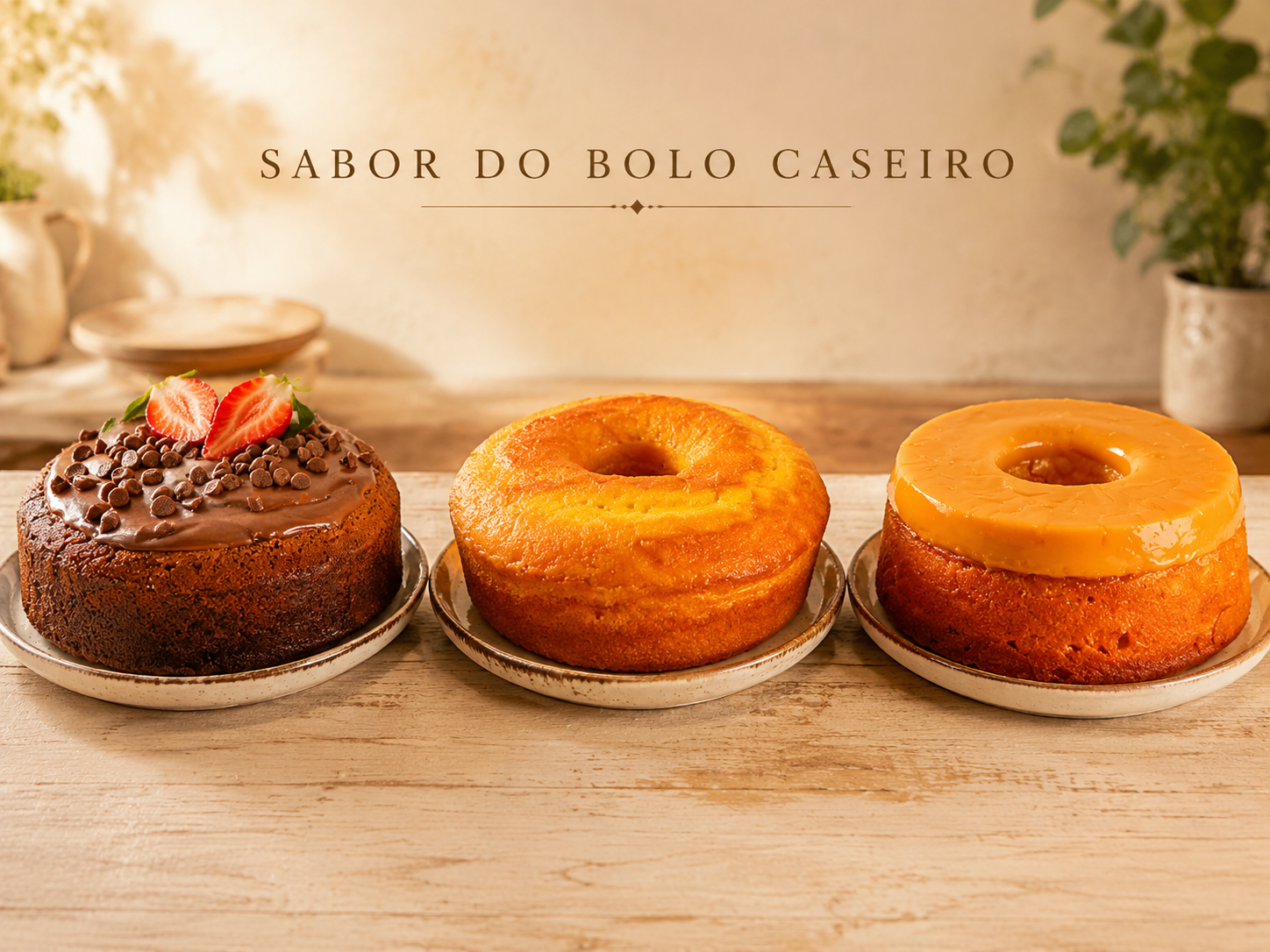 Capa de Sabor do Bolo Caseiro